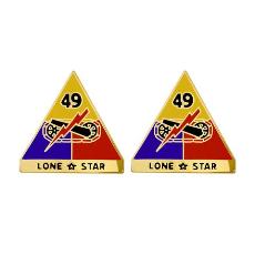 49th Armored Division Unit Crest (Lone Star)
